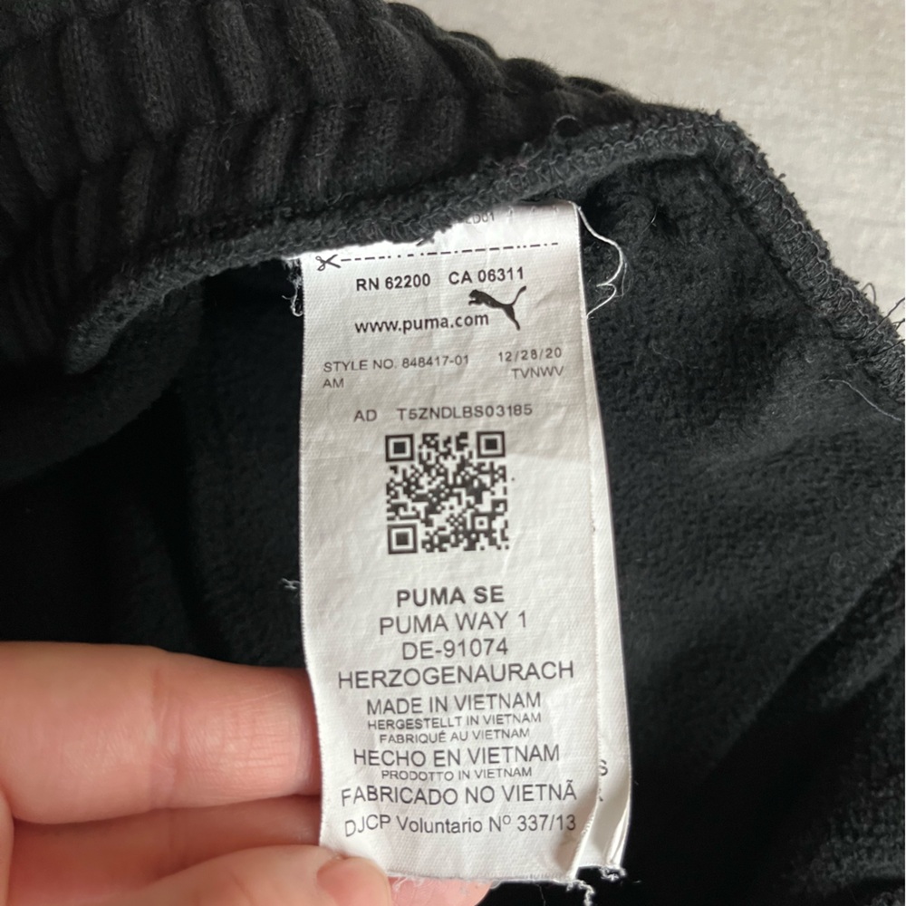 Puma L Men's Charcoal Joggers - Picture 13 of 14